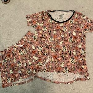 Bluey Halloween pj set (top + shorts) bamboo material